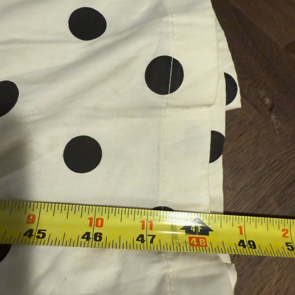 En Saison,  NWT Polka Dot Smocked Midi Dress Bow Strap Pockets, Size M - Picture 12 of 13